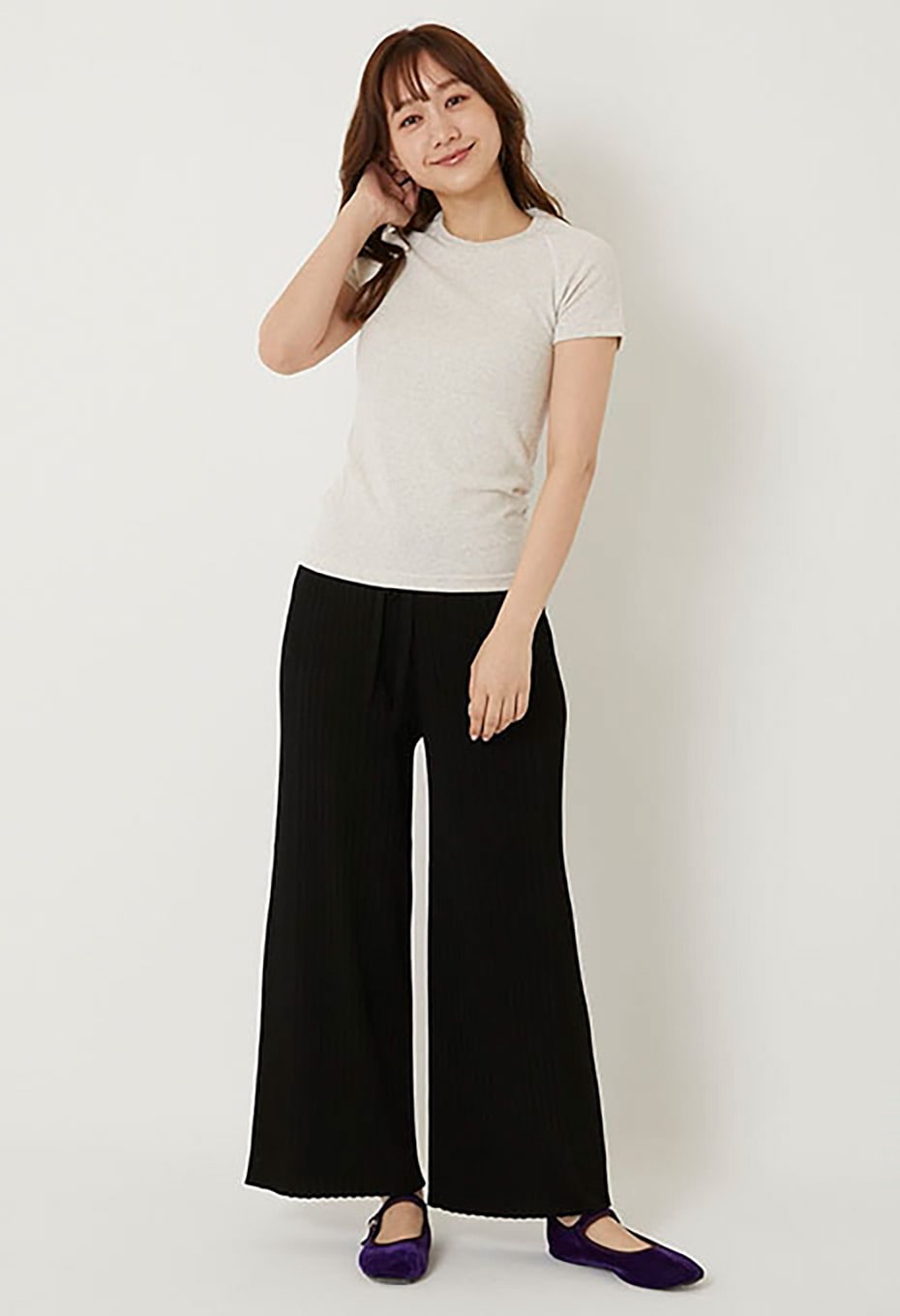 ストレッチフライス ショートスリーブ Tシャツ - NATURAL