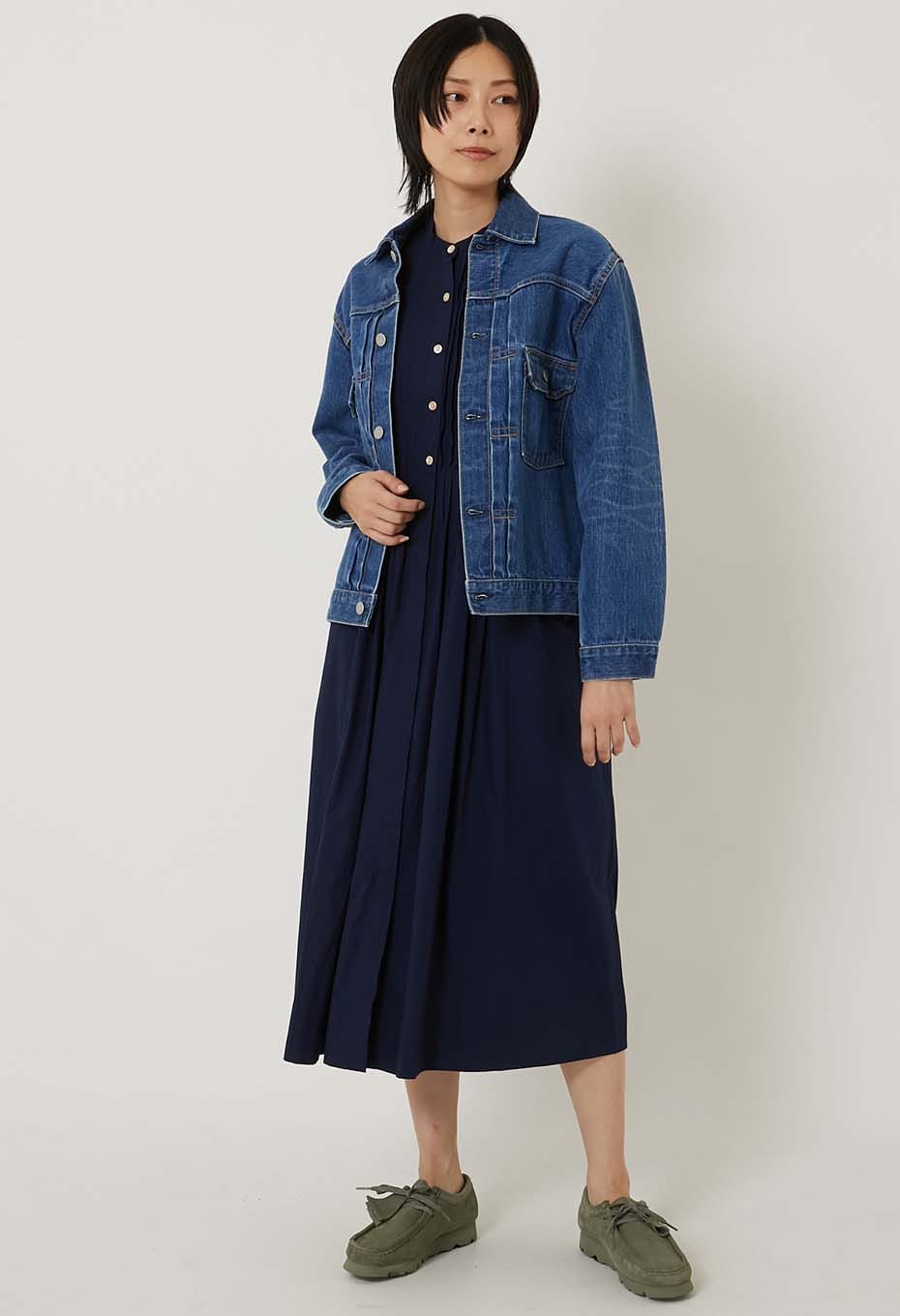 MODスーピマセルビッチデニム 2ndタイプ トラッカージャケット /FADE WASH - BLUE