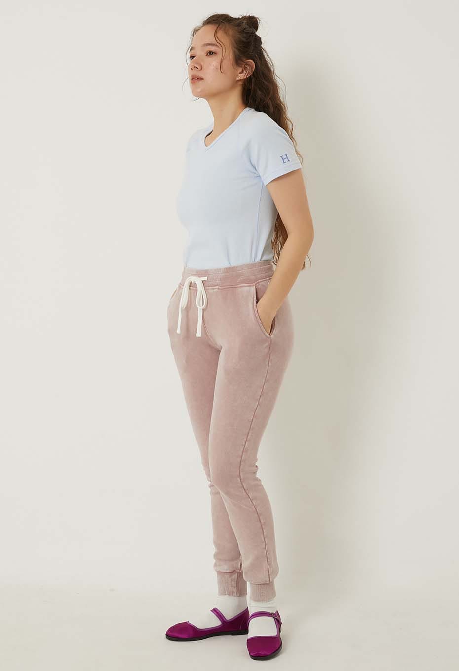ストレッチフライス Vネックショートスリーブ Tシャツ - LIGHT BLUE