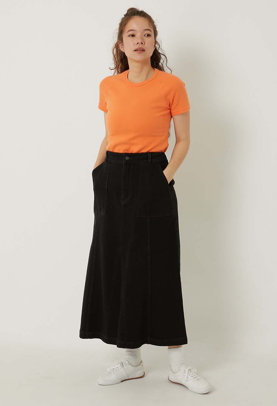 ストレッチフライス ショートスリーブ Tシャツ - LT ORANGE