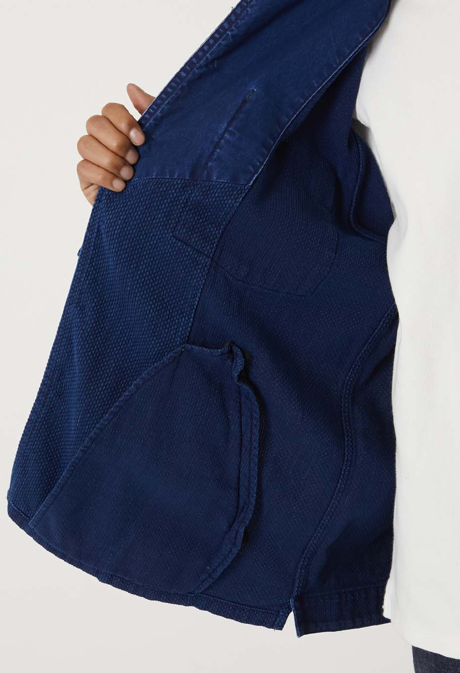 カセゾメサシコ ファティーグシャツ - INDIGO