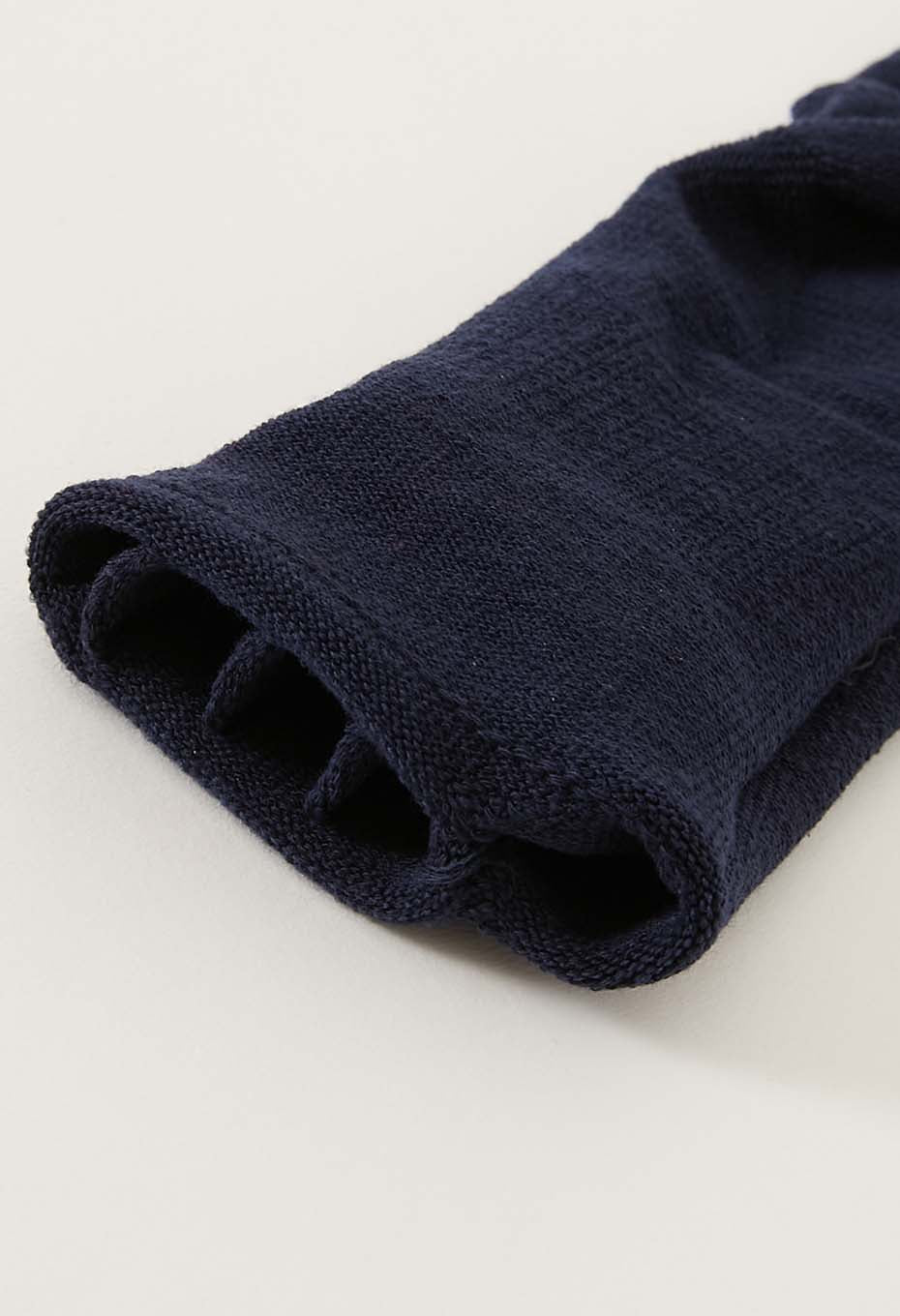 OKURA 見えない五本指の靴下 足袋ロングソックス - NAVY