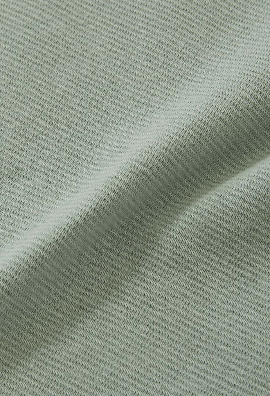 キッズ ストレッチフライス ロングスリーブ Tシャツ - SAGE GREEN