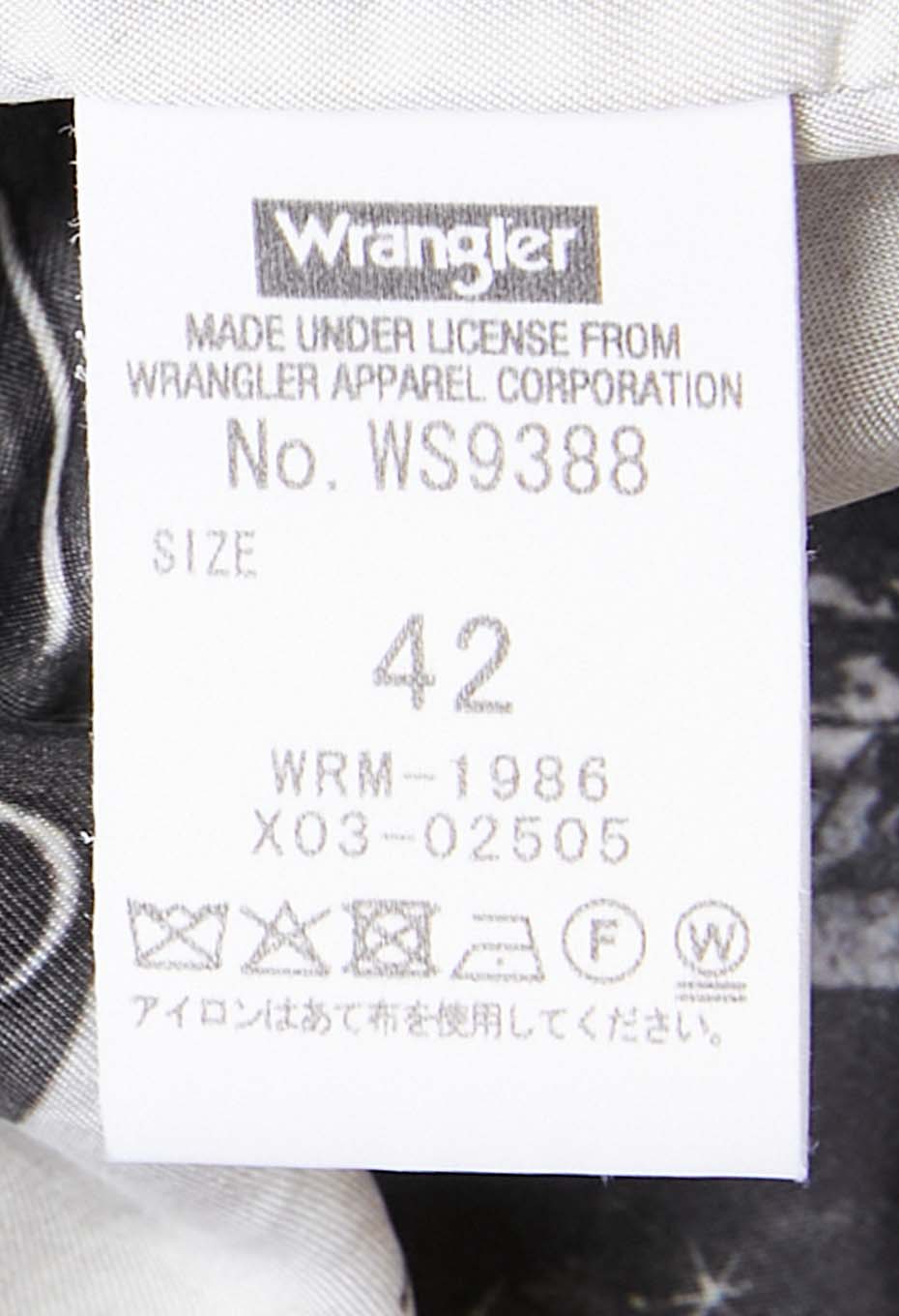 WILDSIDE × Wrangler × HOLLYWOOD RANCH MARKET /24MJZ ジャケット - BLACK